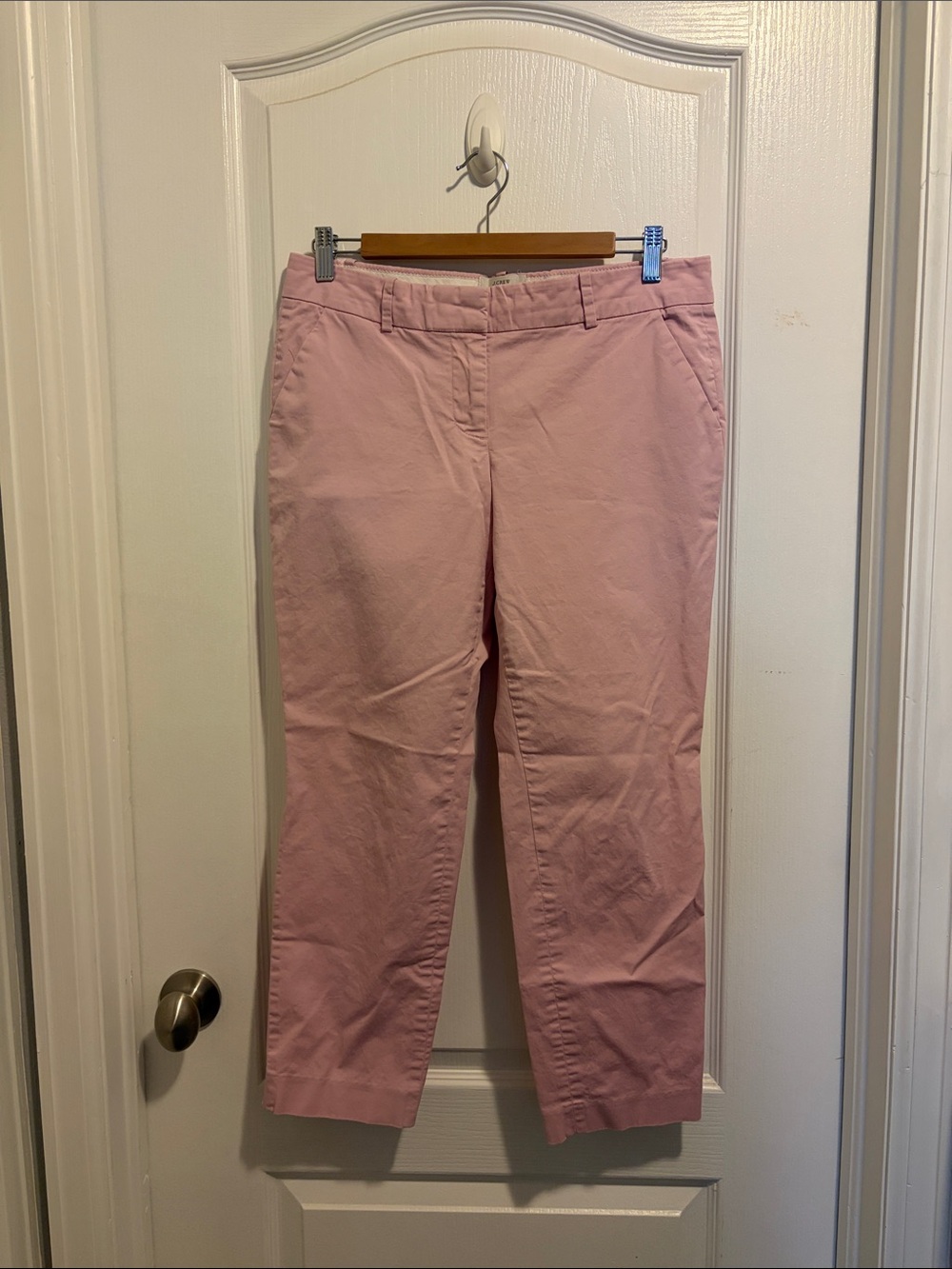 J. Crew Pink Cafe Capri Pants